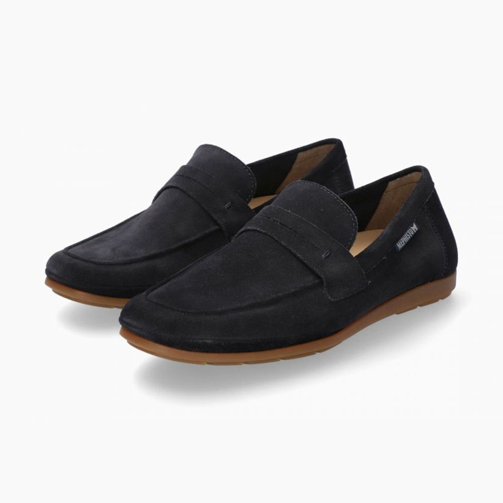 Mephisto Alexis Slip On Sko Herre Mørkeblå | 324719QYE