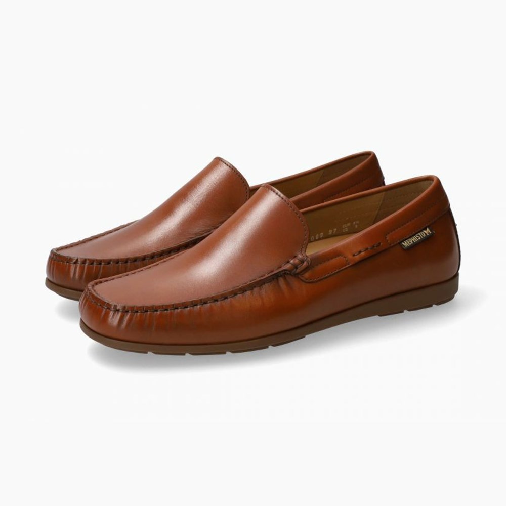 Mephisto Algoras Slip On Sko Herre Brune | 645809NOL