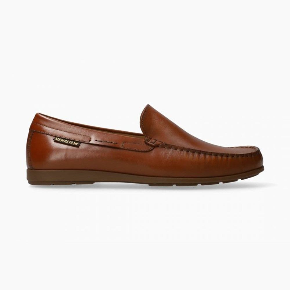 Mephisto Algoras Slip On Sko Herre Brune | 645809NOL