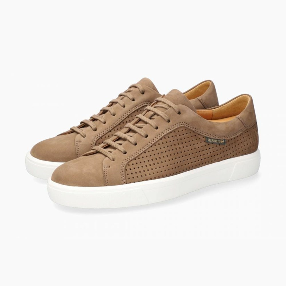 Mephisto Carl Perf Sneakers Herre Brune | 167928ZAB