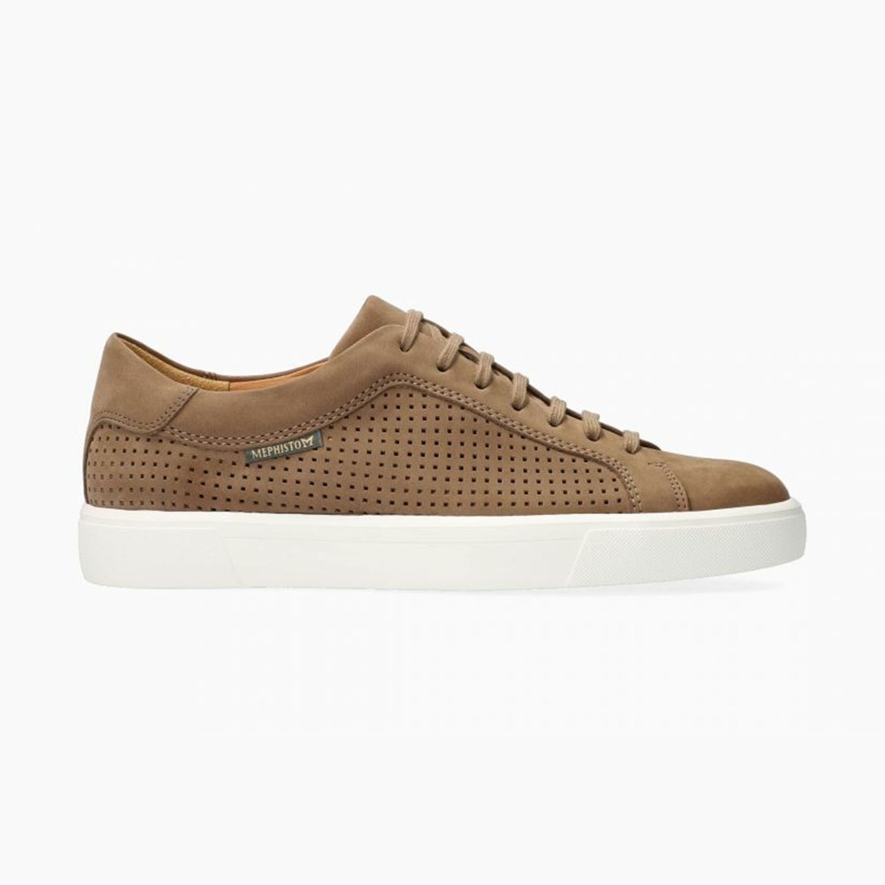 Mephisto Carl Perf Sneakers Herre Brune | 167928ZAB