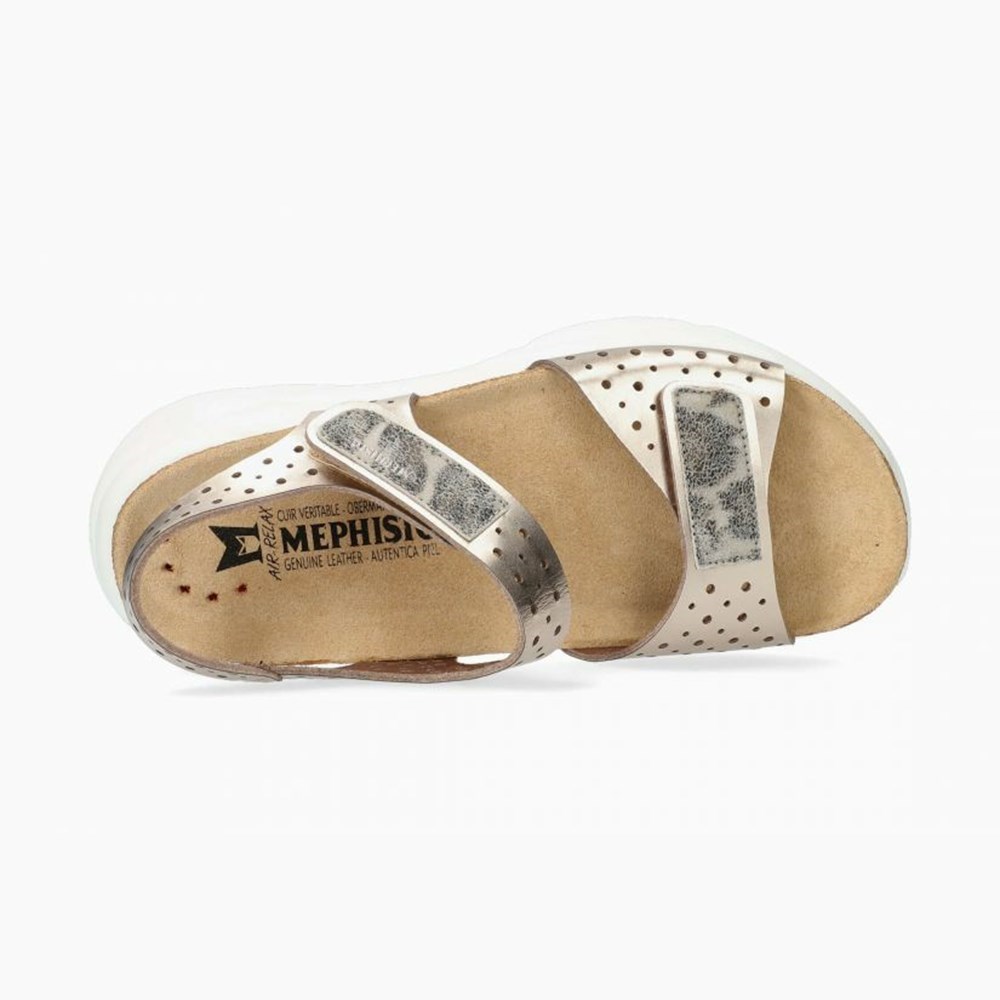 Mephisto Coraline Sandaler Dame Sliver | 719235ZIF