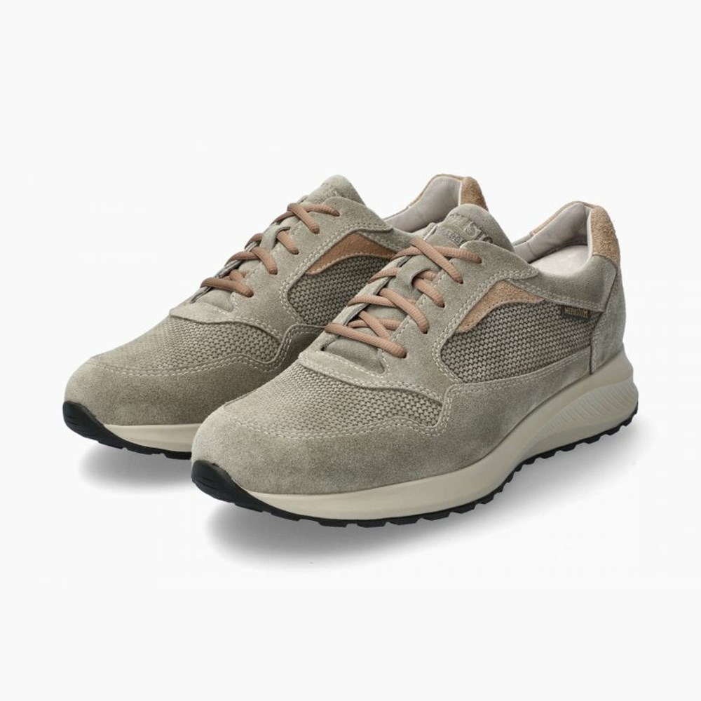 Mephisto Davis Sneakers Herre Khaki | 063482XBL