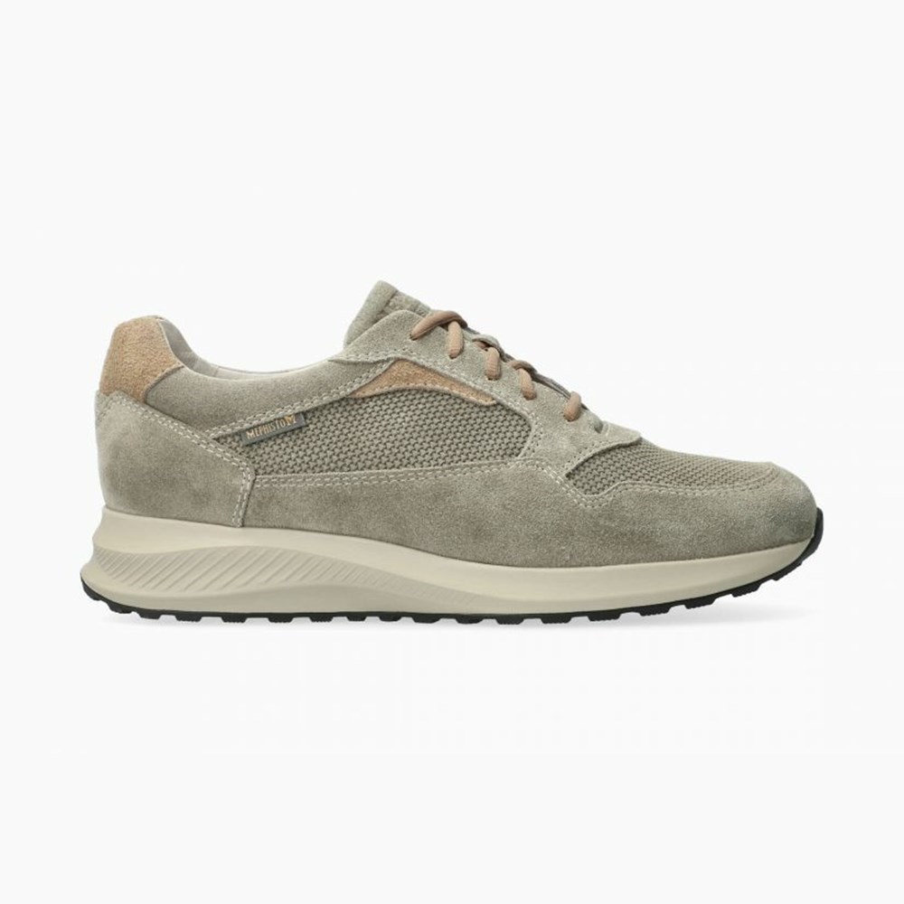 Mephisto Davis Sneakers Herre Khaki | 063482XBL