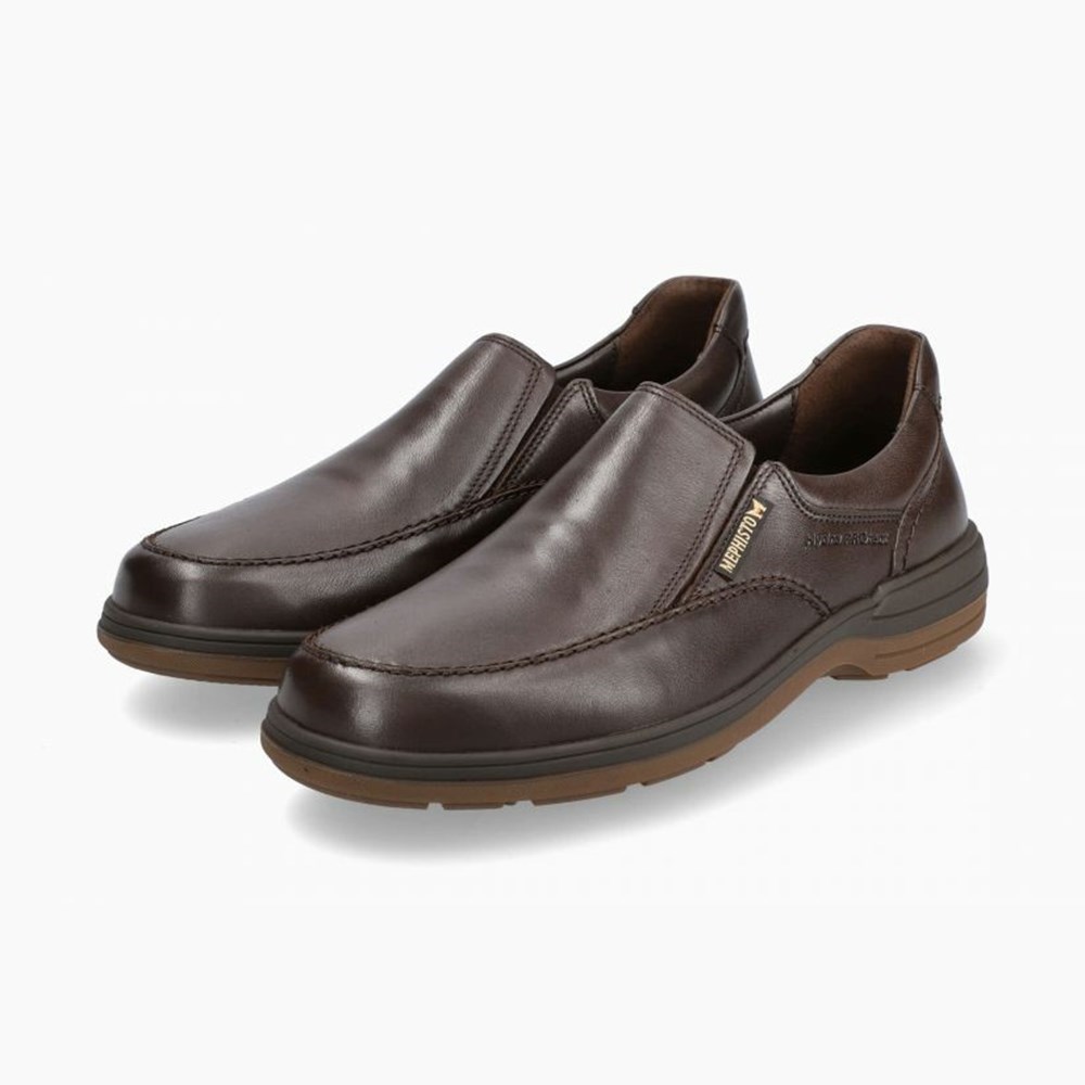 Mephisto Davy Slip On Sko Herre Brune | 180247CFH