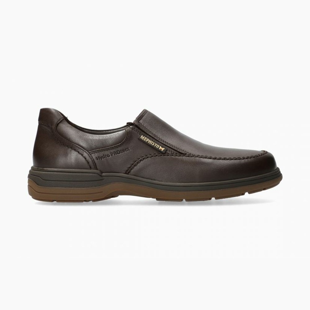 Mephisto Davy Slip On Sko Herre Brune | 180247CFH