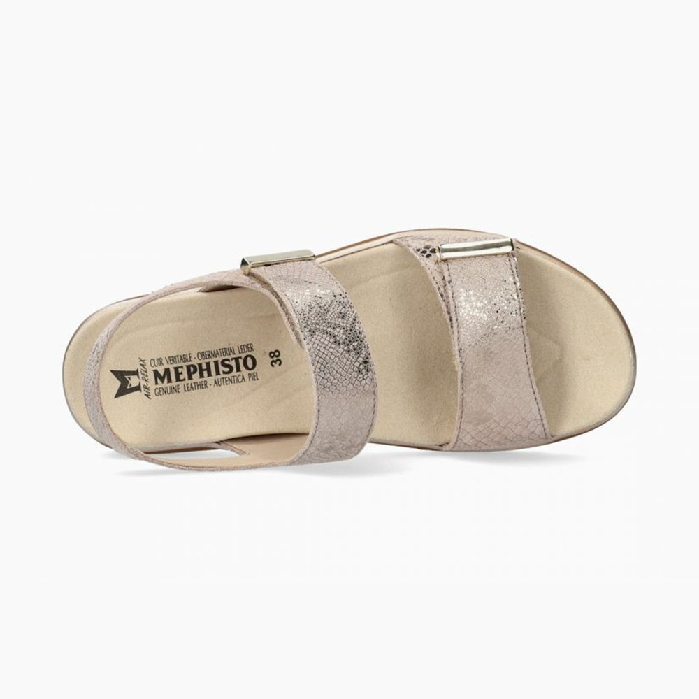 Mephisto Dominica Sandaler Dame Sliver | 207164FAB