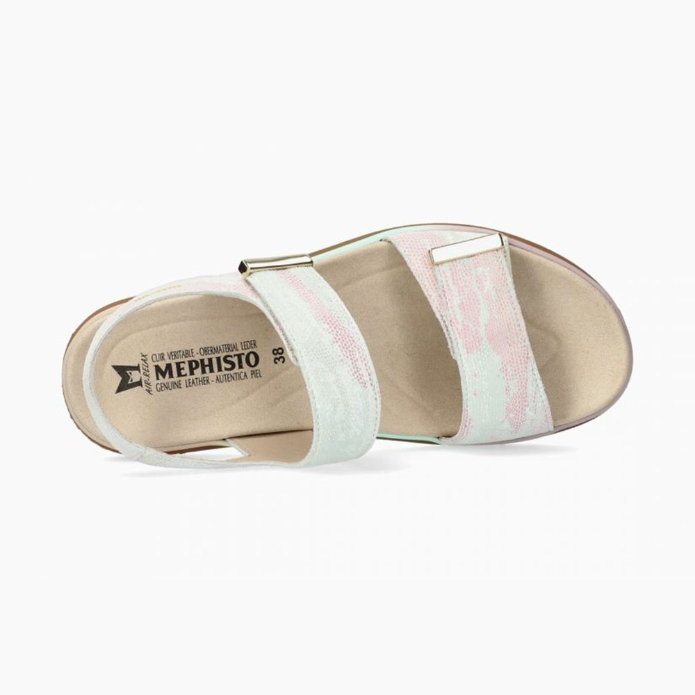 Mephisto Dominica Sandaler Dame White/Pink | 453726AVK