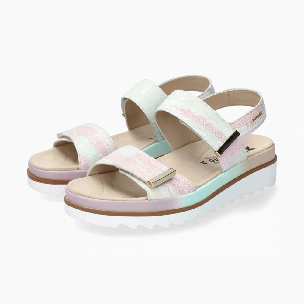 Mephisto Dominica Sandaler Dame White/Pink | 453726AVK