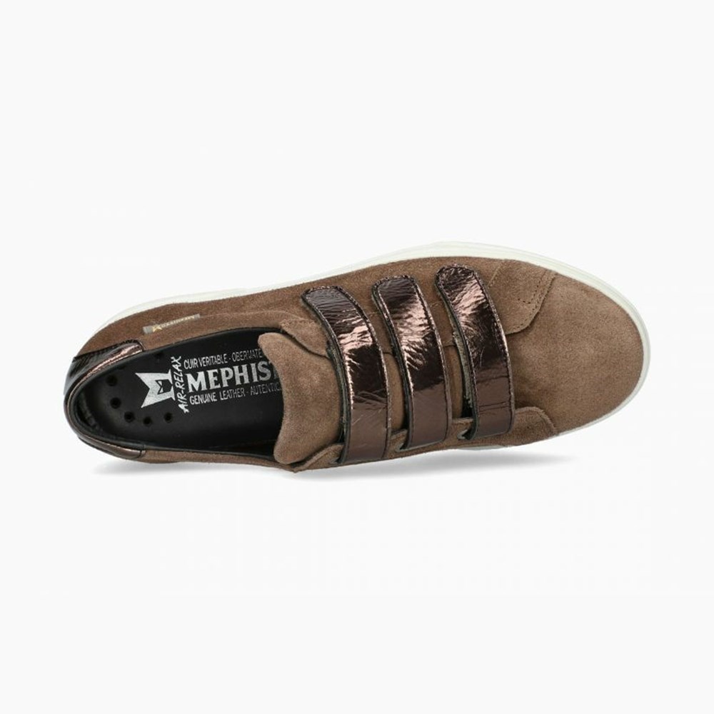 Mephisto Frederica Sneakers Dame Brune | 420379ZQP