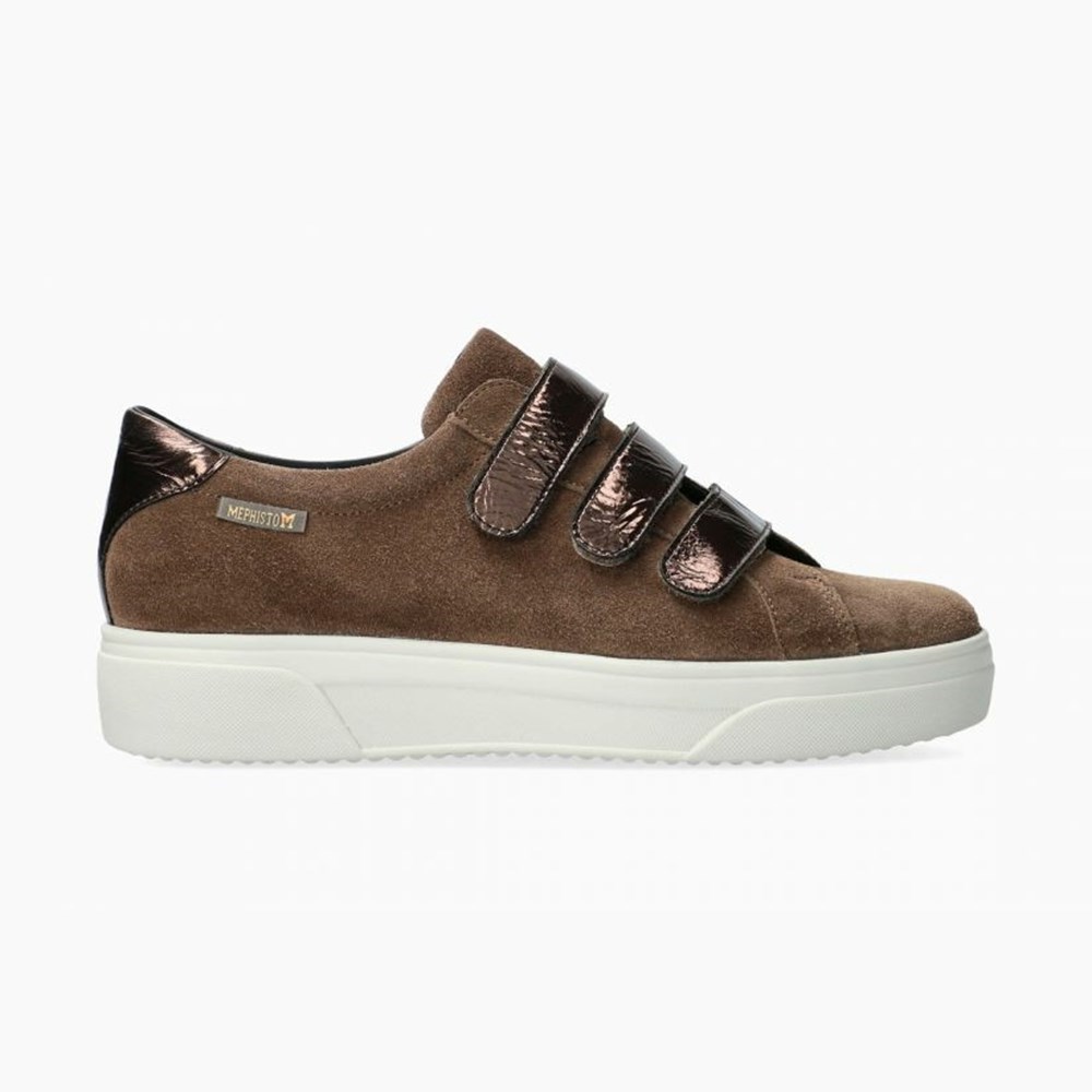 Mephisto Frederica Sneakers Dame Brune | 420379ZQP