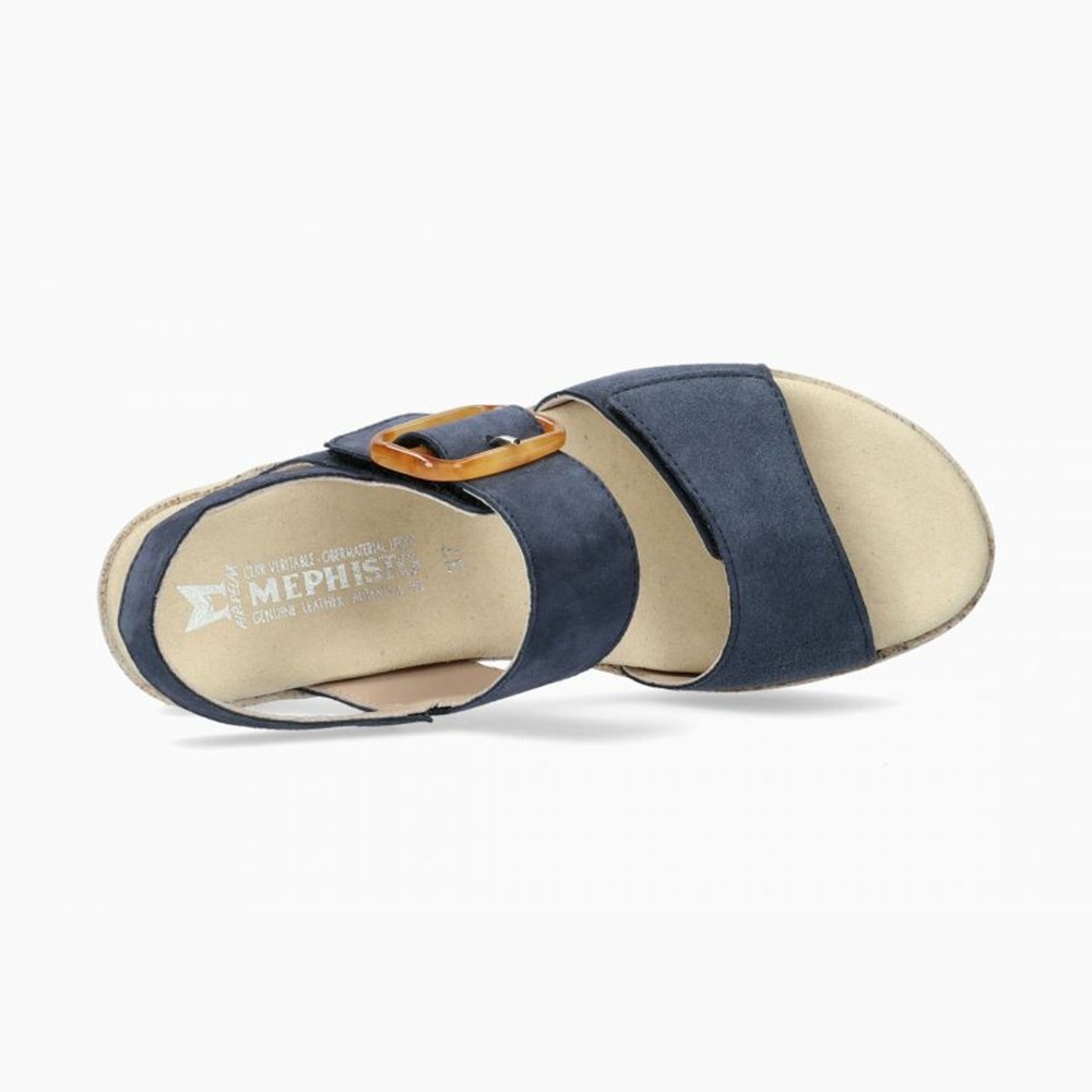 Mephisto Giulia Sandaler Dame Mørkeblå | 137456XCA