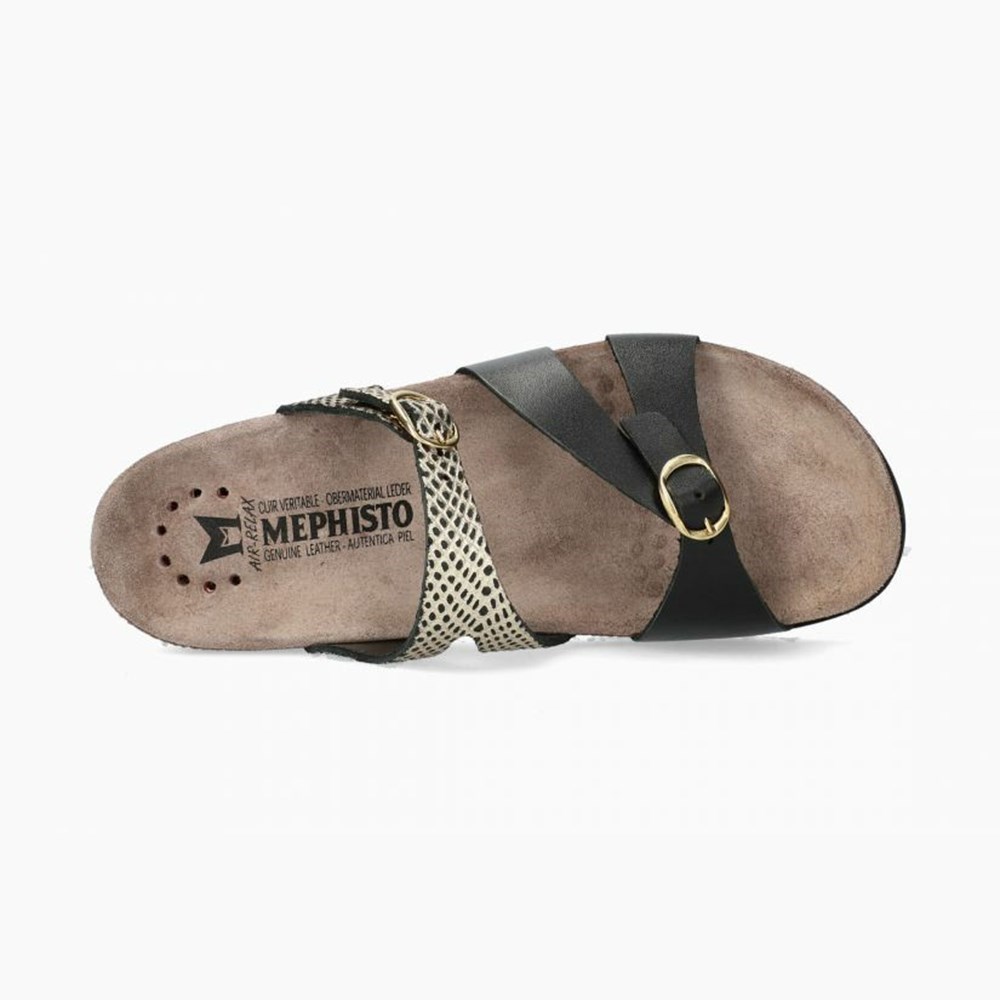 Mephisto Hannel Sandaler Dame Sort | 017852XEA