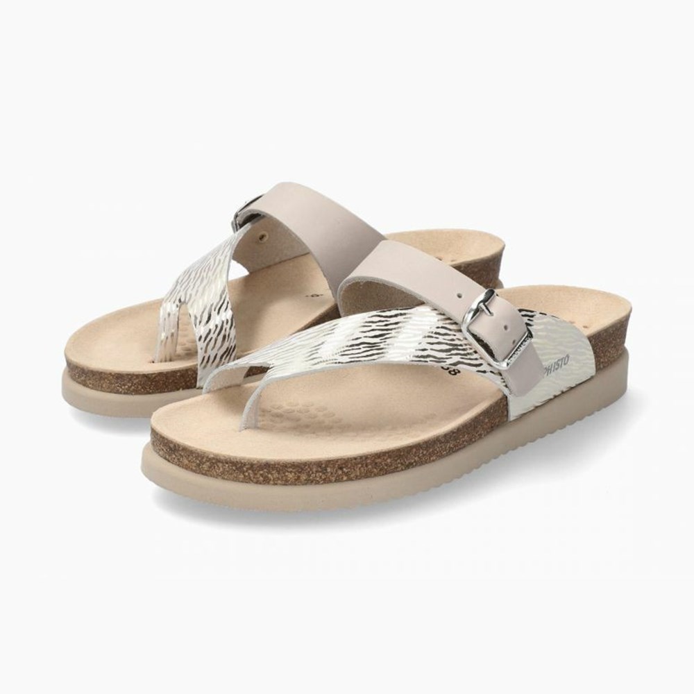 Mephisto Helen Mix Sandaler Dame Sliver | 673142QGY