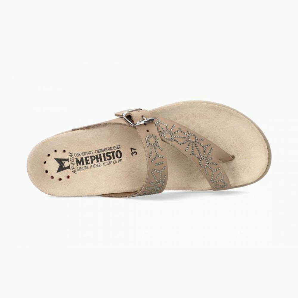 Mephisto Hella Spark Sandaler Dame Brune | 830675DYN