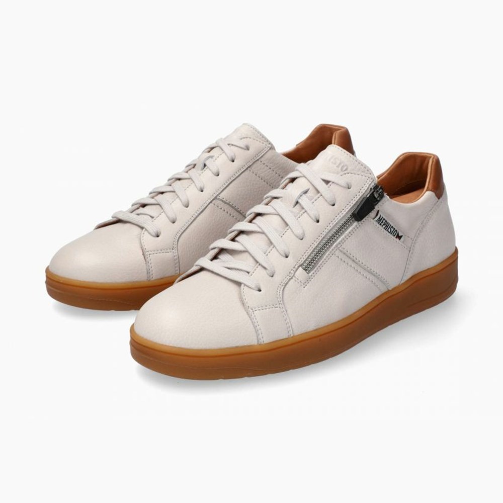 Mephisto Henrik Sneakers Herre Beige | 168425AKO