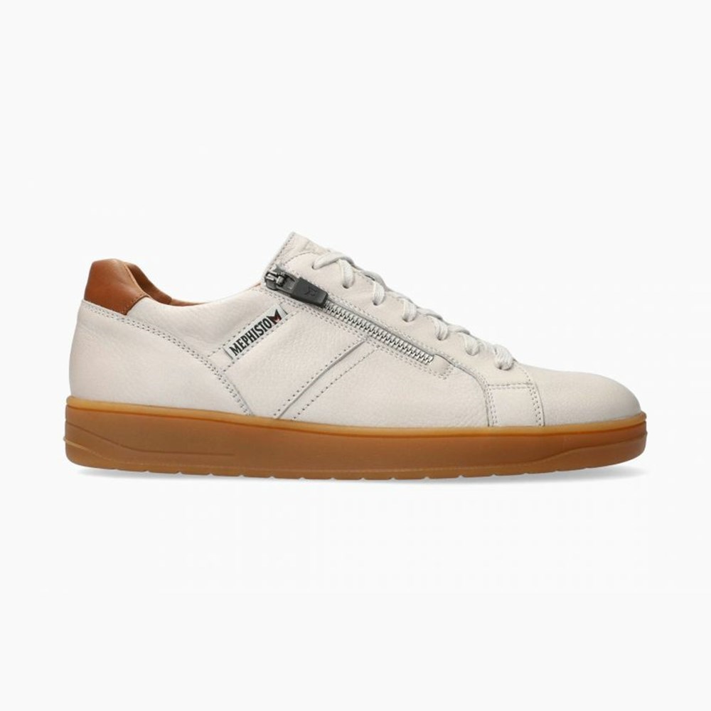 Mephisto Henrik Sneakers Herre Beige | 168425AKO