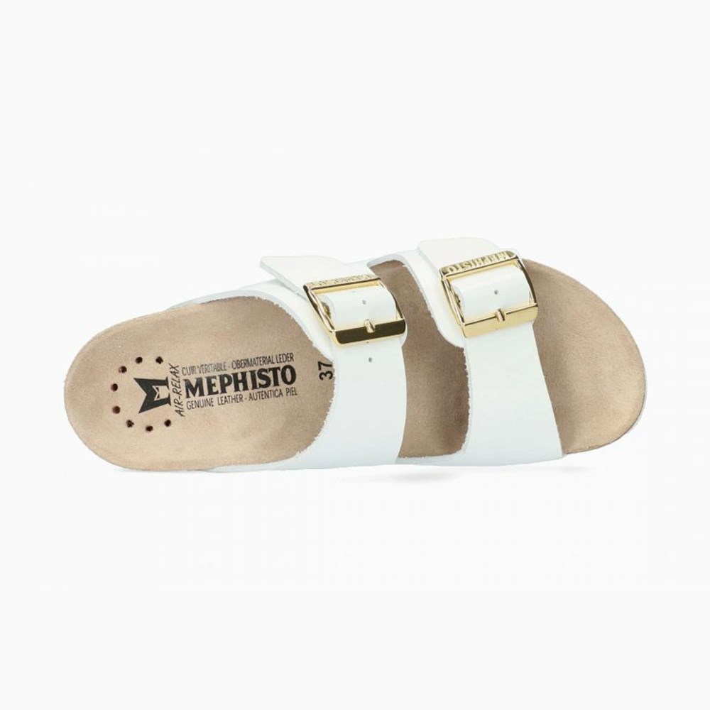 Mephisto Hester Sandaler Dame Hvide | 485307ITU