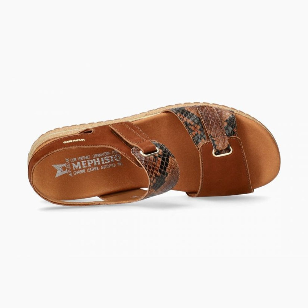 Mephisto Jade Sandaler Dame Brune | 126345JEV