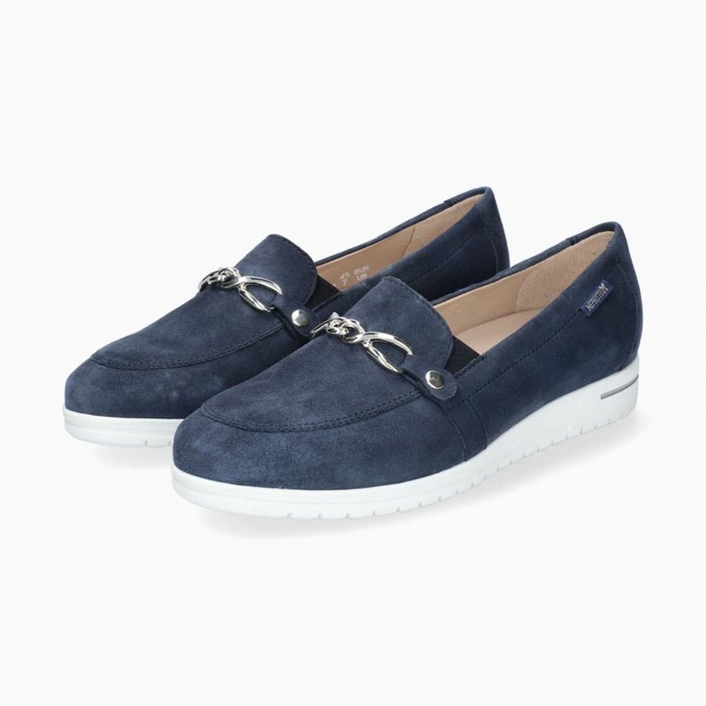 Mephisto Juliana Slip On Sko Dame Blå | 359087EKT