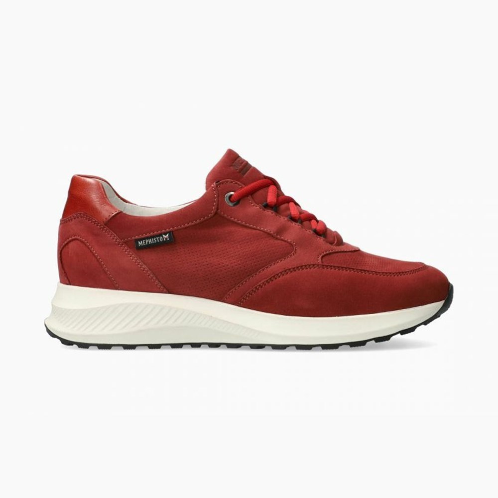 Mephisto Kelia Sneakers Dame Rød | 897052MLT