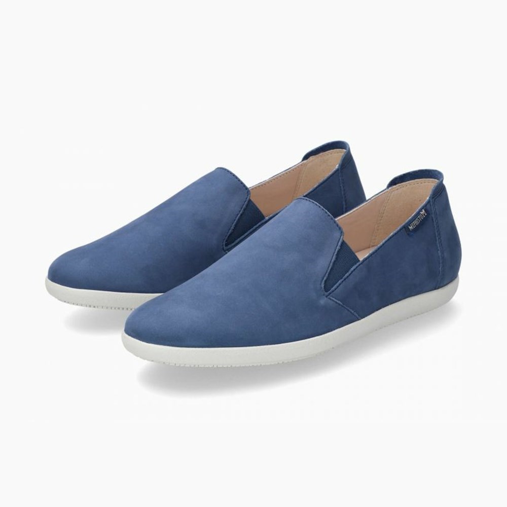 Mephisto Korie Slip On Sko Dame Blå | 014275MFI