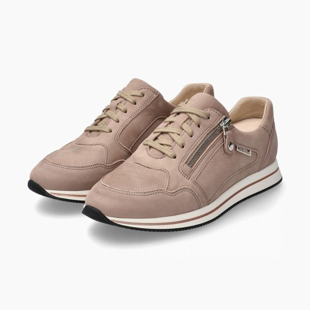 Mephisto Leenie Sneakers Dame Brune | 764512CIV