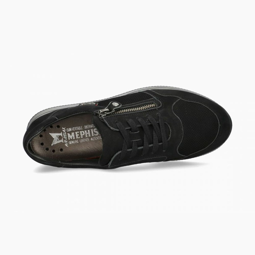 Mephisto Leenie Sneakers Dame Sort | 429587ABF