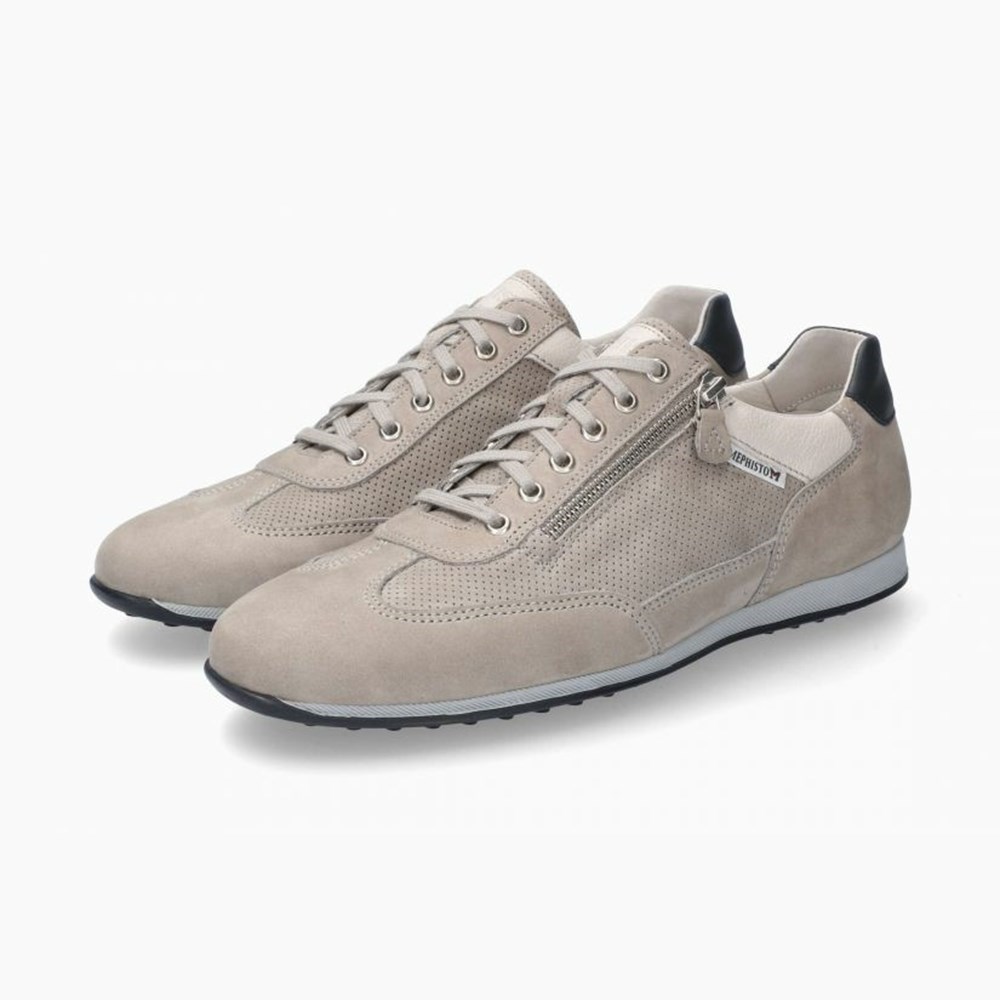 Mephisto Leon Sneakers Herre Grå | 015627MBF