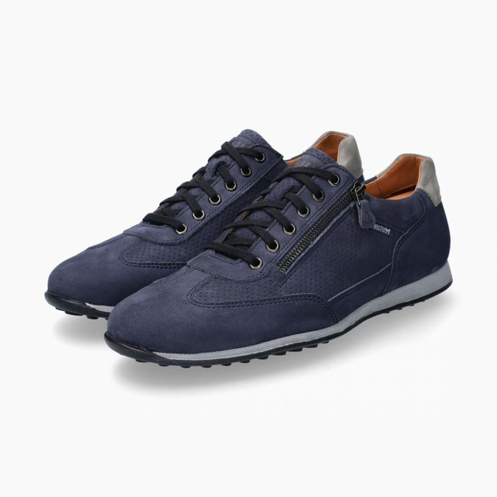 Mephisto Leon Sneakers Herre Mørkeblå | 463750TWY