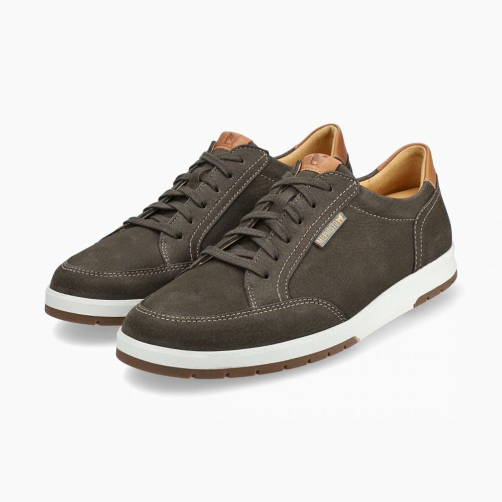 Mephisto Ludo Sneakers Herre Brune | 102597FLY