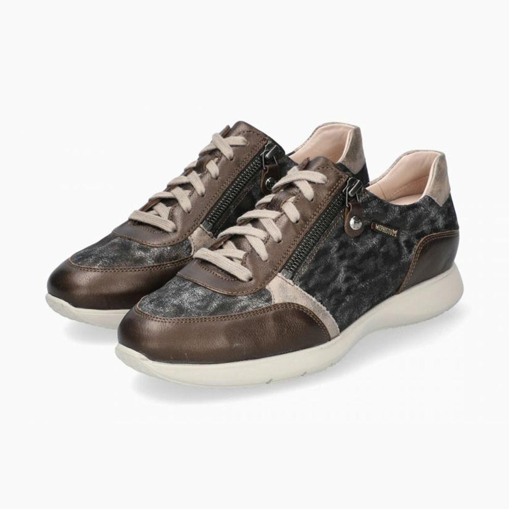 Mephisto Monia Sneakers Dame Brune | 015683USW