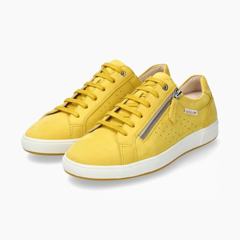 Mephisto Nikita Sneakers Dame Gul | 682953YVF