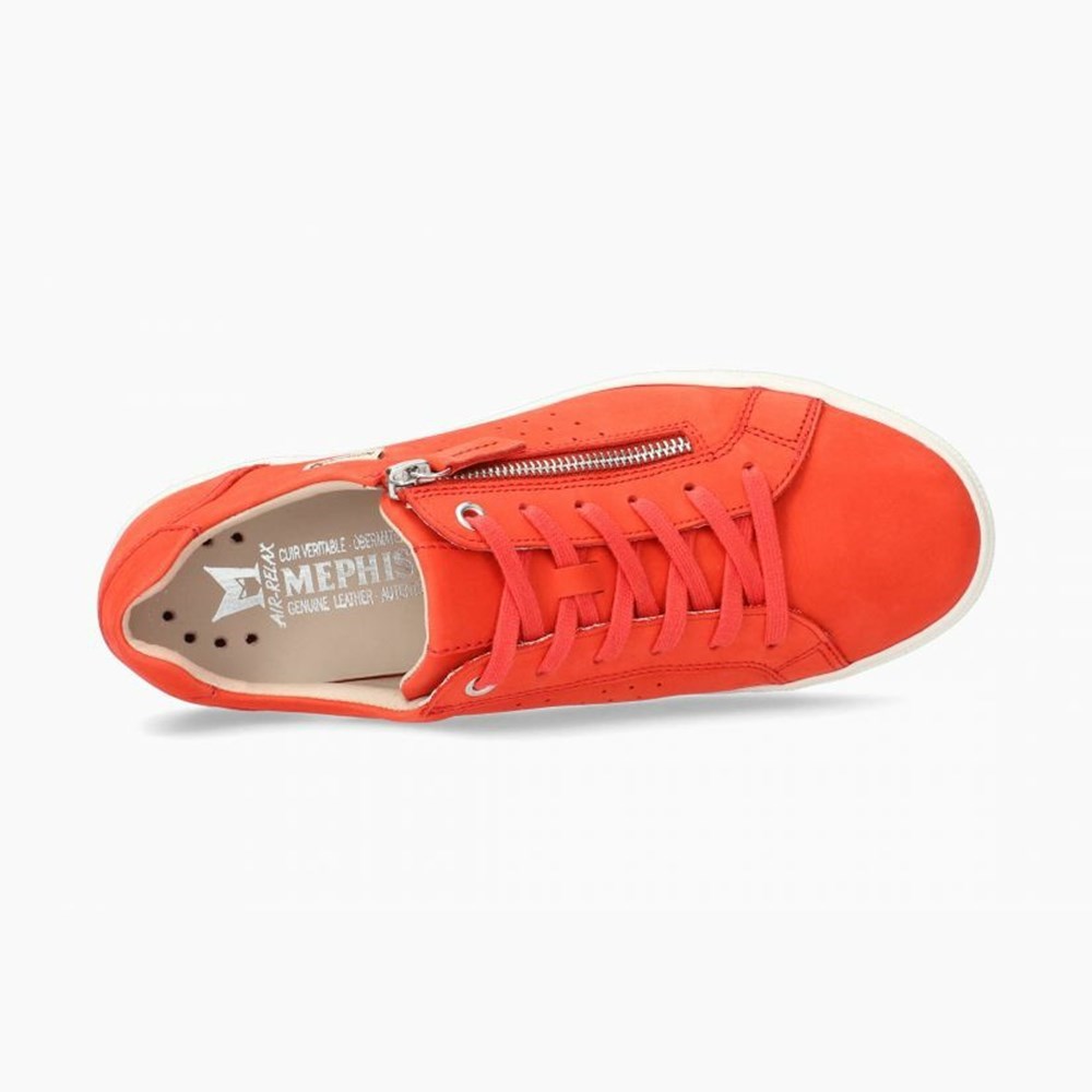 Mephisto Nikita Sneakers Dame Orange | 945803PWC