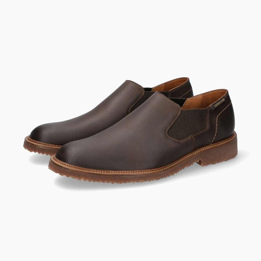 Mephisto Patrizio Slip On Sko Herre Brune | 429508YTD