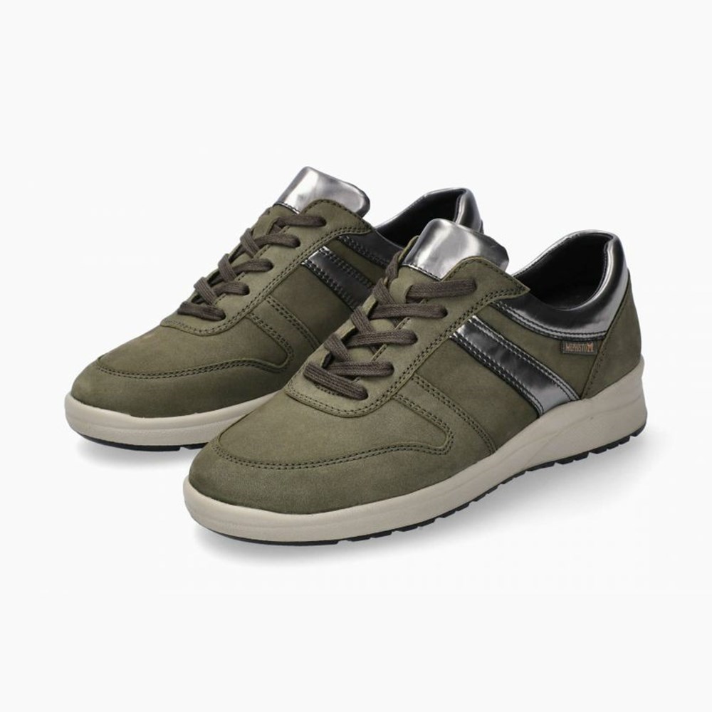 Mephisto Rebeca Sneakers Dame Olivengrøn | 952876AEH