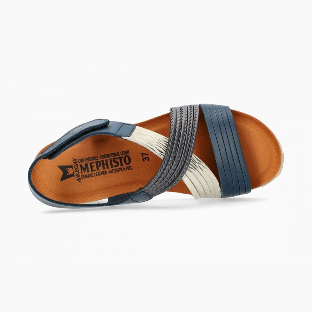 Mephisto Renza Sandaler Dame Mørkeblå | 270365HID