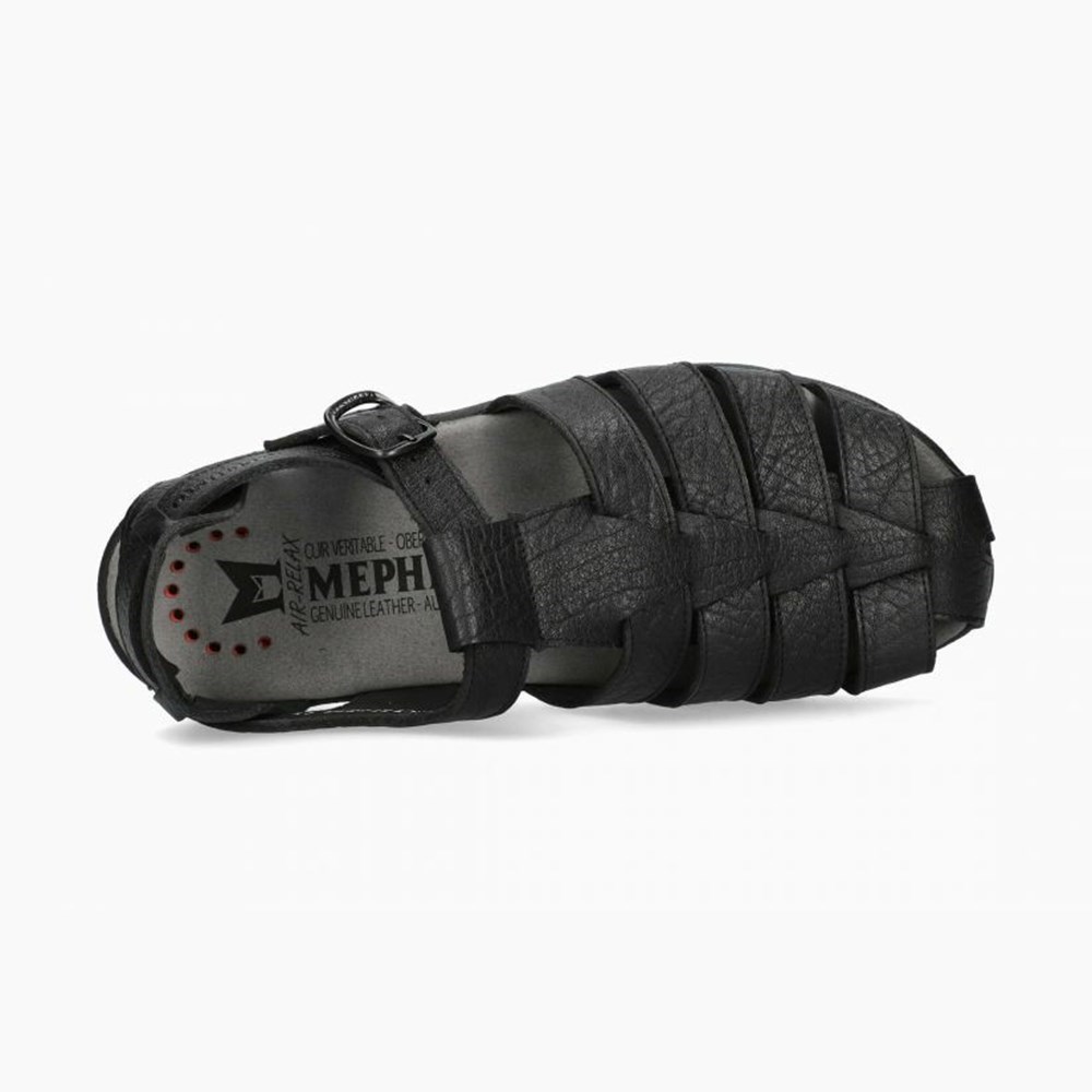 Mephisto Sam Sandaler Herre Sort | 637928PDN