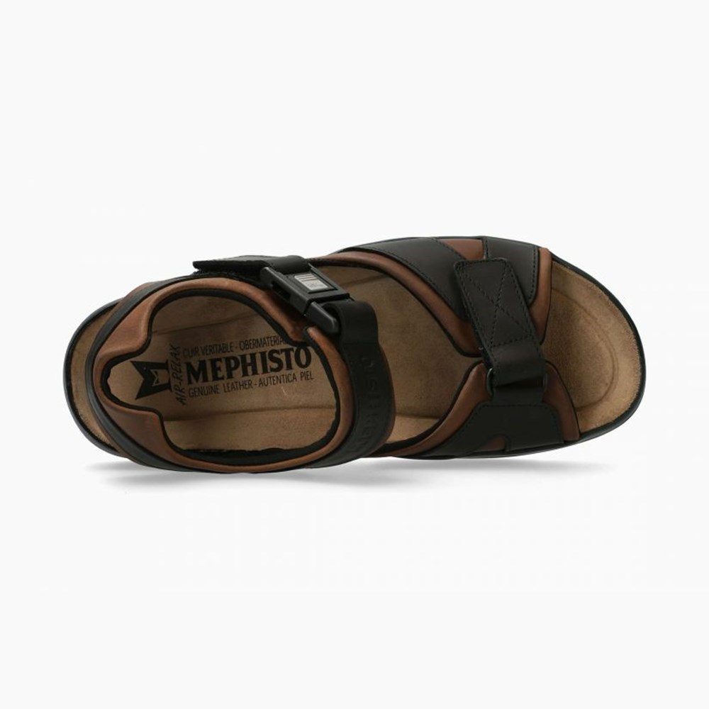 Mephisto Shark Fit Sandaler Herre Brune | 054137CRD