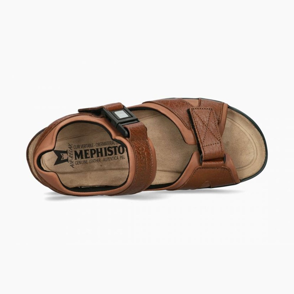 Mephisto Shark Fit Sandaler Herre Brune | 316859ZYS