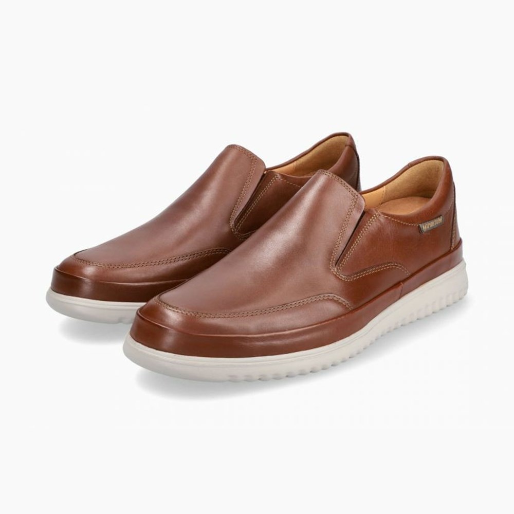 Mephisto Twain Slip On Sko Herre Brune | 142095VAD