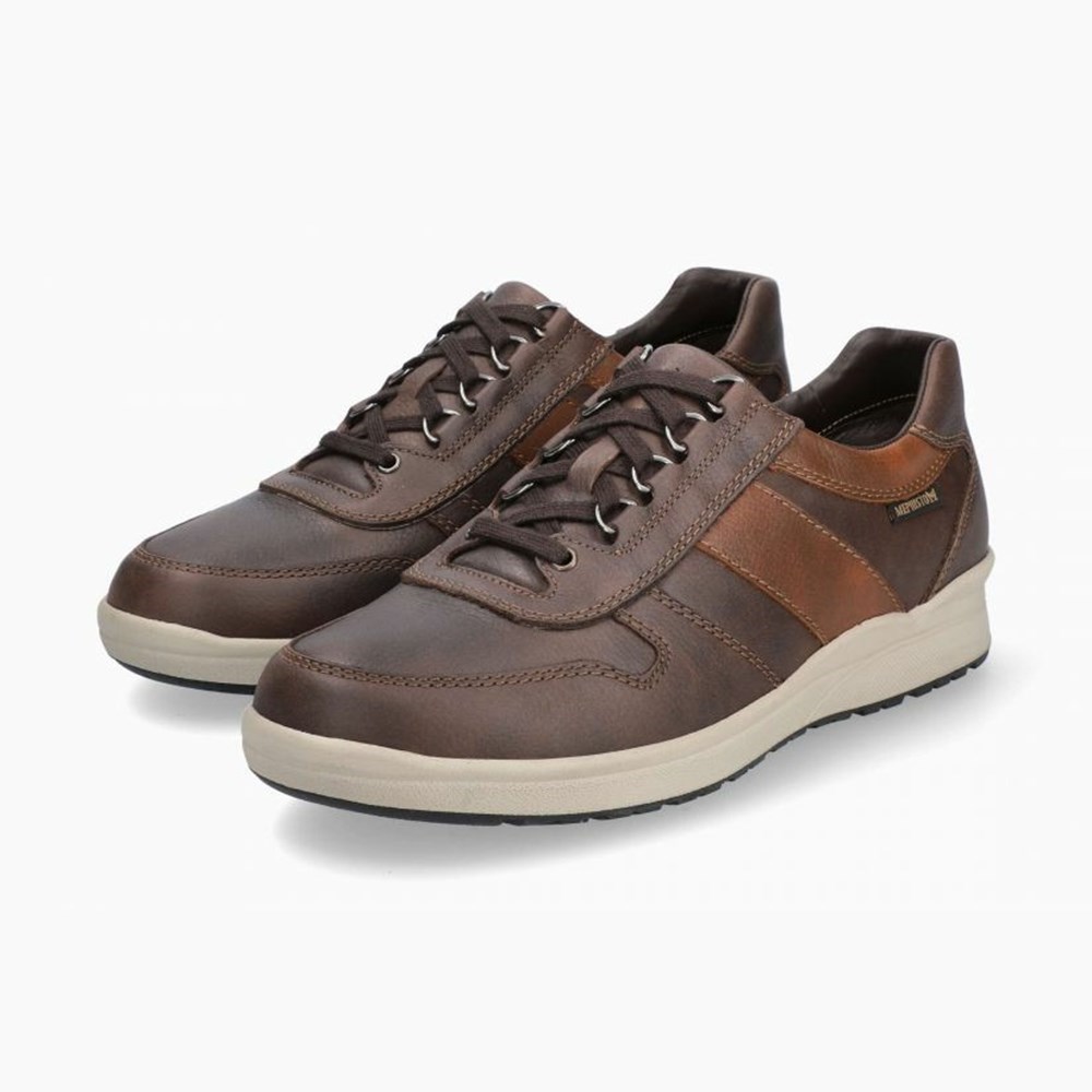 Mephisto Valerian Sneakers Herre Brune | 875203WYS