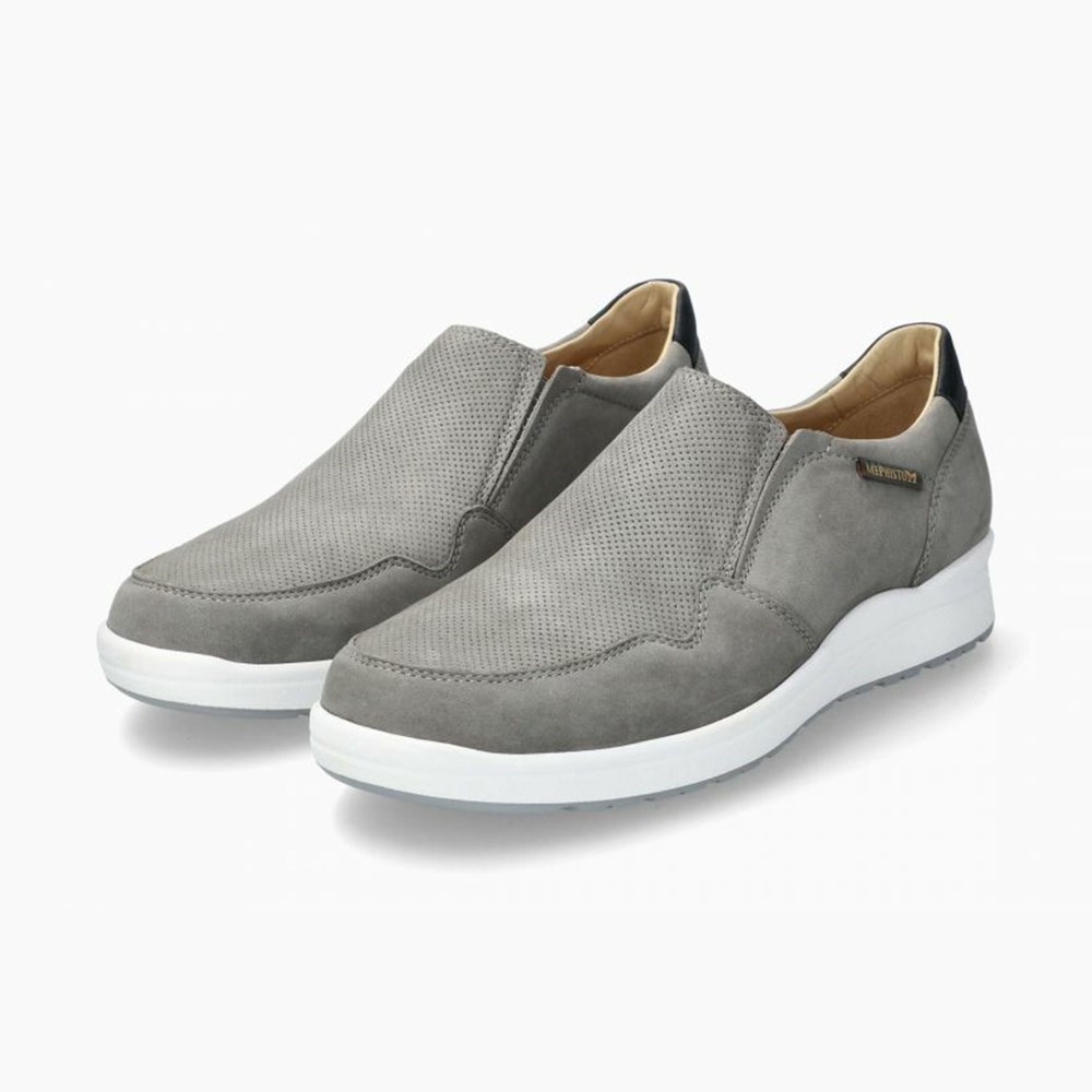 Mephisto Valter Slip On Sko Herre Grå | 285460WGE