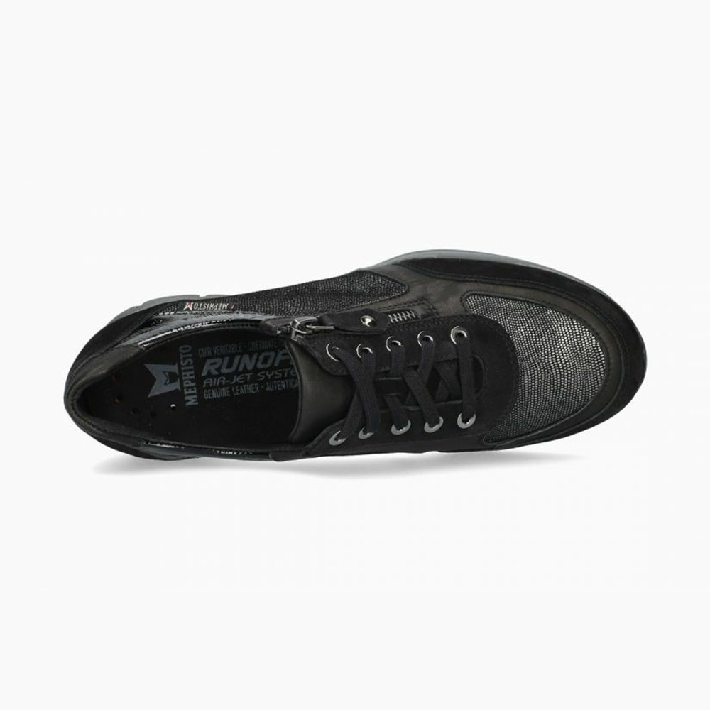 Mephisto Ylona Sneakers Dame Sort | 321047WCD