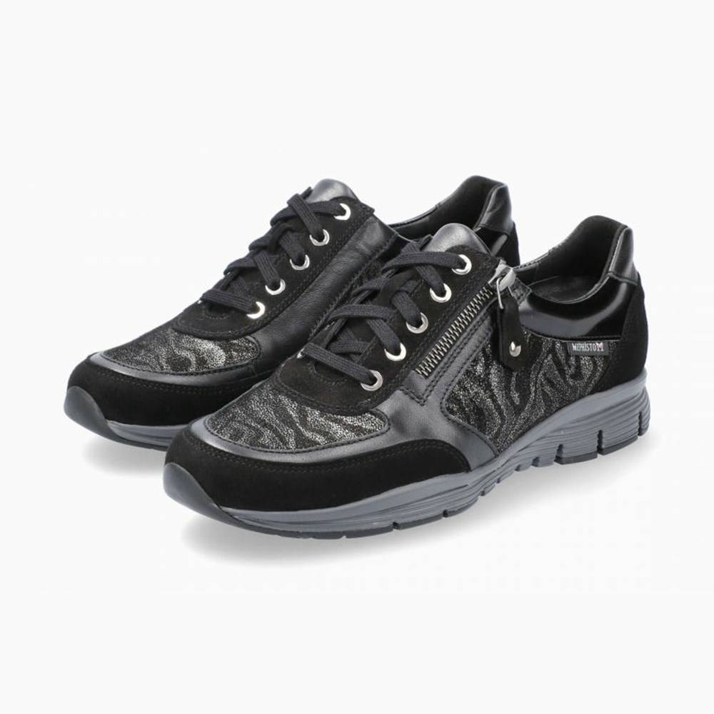 Mephisto Ylona Sneakers Dame Sort | 865392BJF