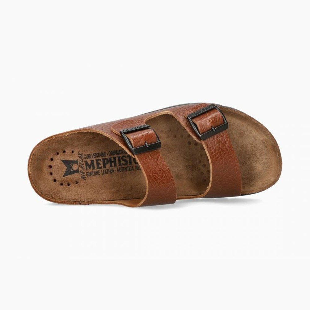 Mephisto Zonder Sandaler Herre Brune | 143682ZFS