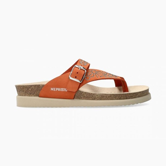 Mephisto Hella Spark Sandaler Dame Orange | 295680JEU