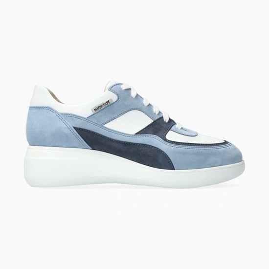 Mephisto Ludvina Sneakers Dame Blå | 569120YKQ